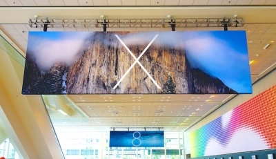 アップルの開発者向けイベント「WWDC 2014」会場準備の様子