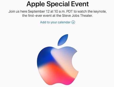 アップルは新商品発表会「Apple Special Event September 2017」を現地時間9月12日に開催