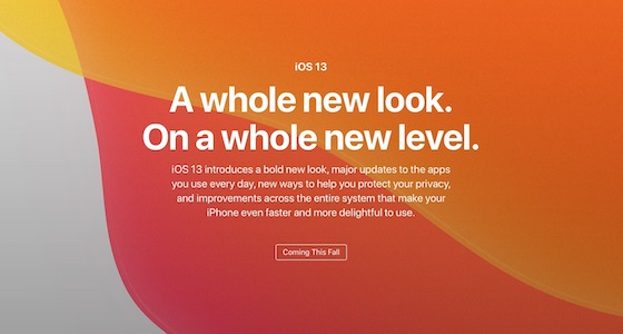 アップル「iOS13 Preview」