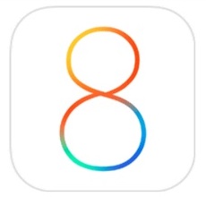 iOS8ロゴ