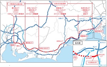 中日本高速道路は海老名南JCTから厚木南IC間を1月28日に開通することを発表