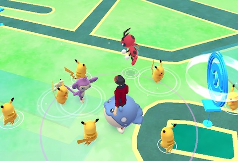 1月20日の「Pokémon GO コミュニティ・デイ」でピカチュウが大量発生