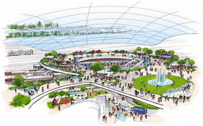 JR東日本は品川駅と田町駅の間に設置される新駅のイメージ図を公開
